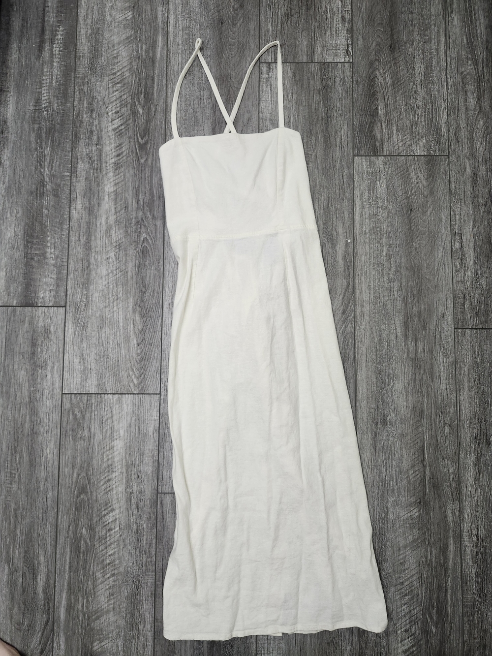 White Strappy Maxi Dress